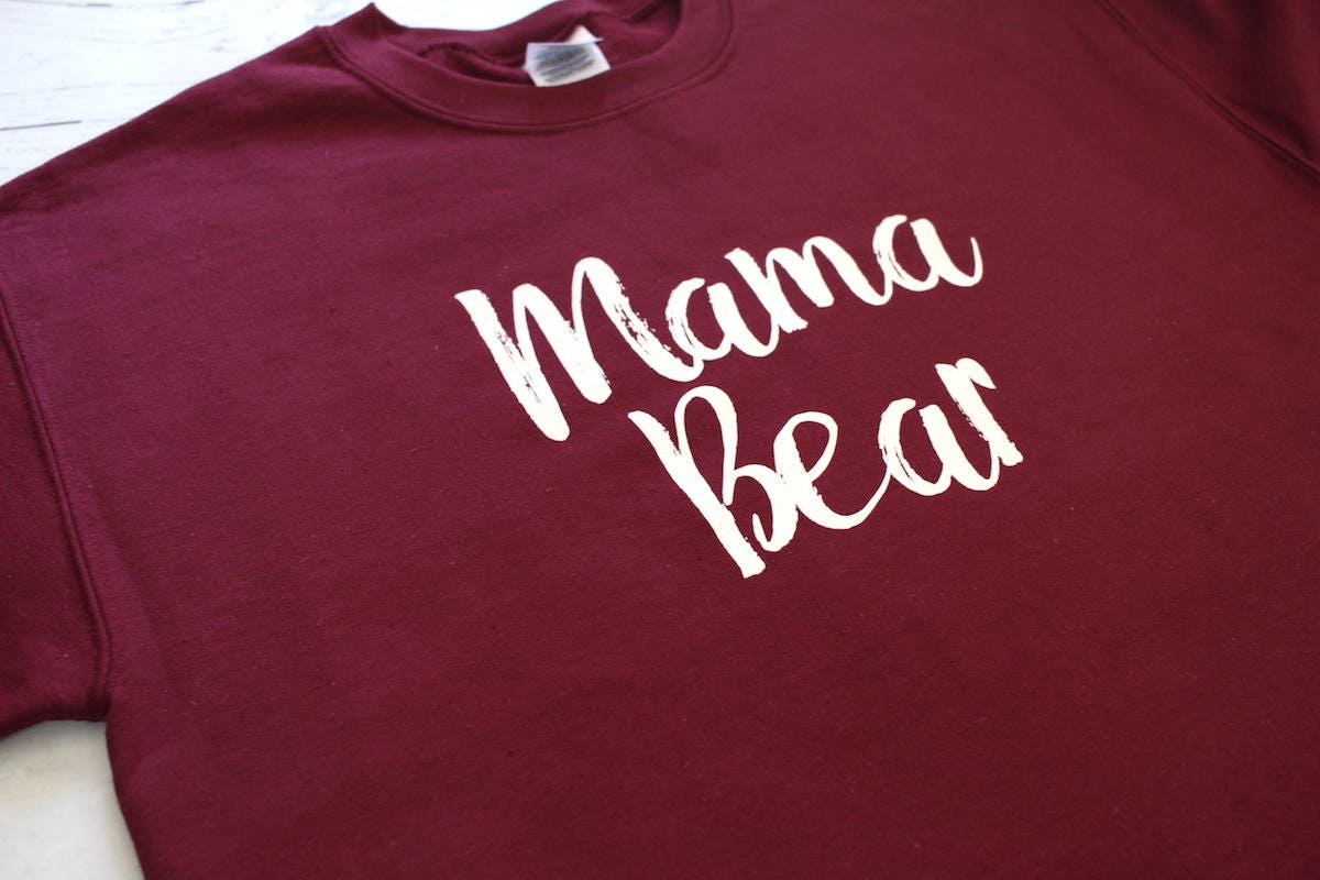 Mama Bear Sweatshirt Mama Bear Womens Clothing Mama Bear