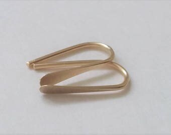 14k Gold Filled Tiny Hoop Earrings,Threader Earrings, Minimalist Earrings, Small Everyday Earrings, Tiny Open Hoop Fun Earrings.