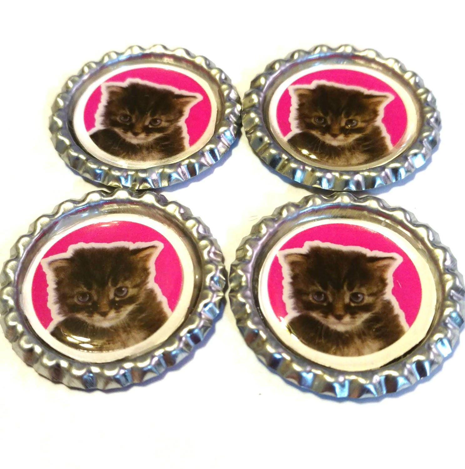 Cat kitten kitchen decor refrigerator