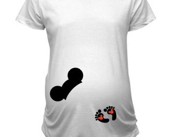 Disney Maternity Shirt Digital Download- Mickey Ears