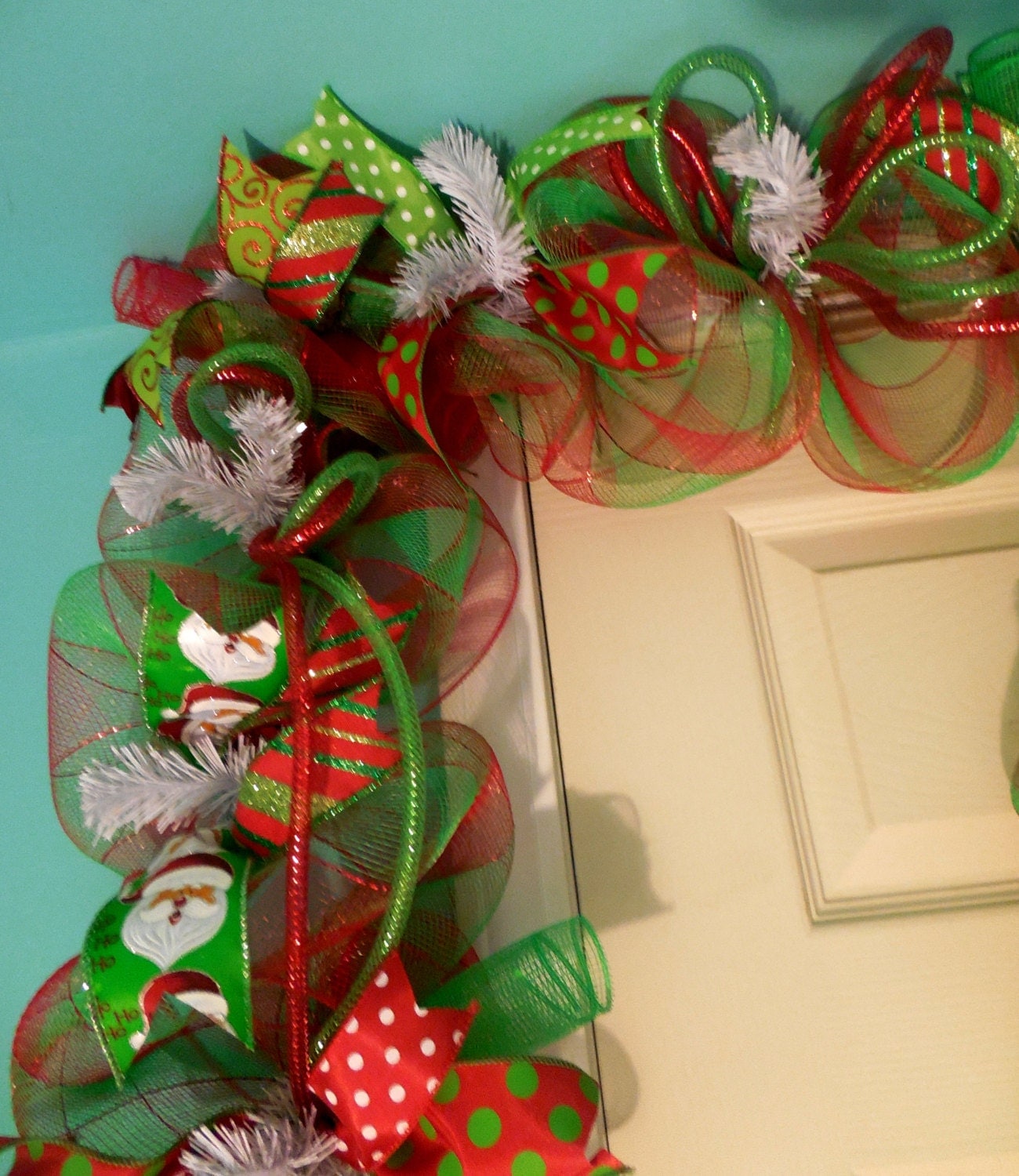 XMAS in JULY SALE15off Christmas Garland Door Garland