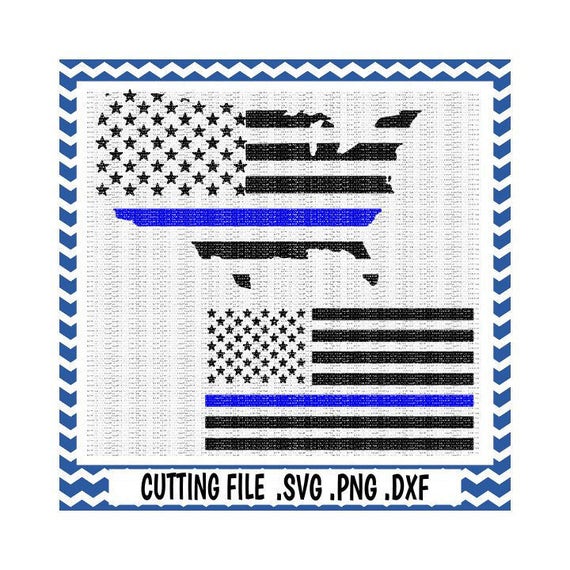 Download Blue Line Svg Blue Lives Matter American Flag America Back