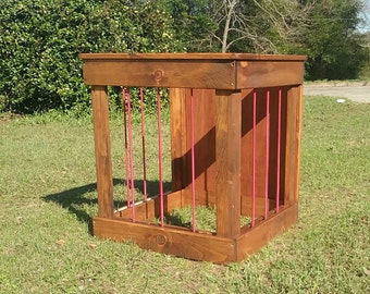 Toy Holder,Wood Toy Cage Holder,Kids Room Organizer,Stuff Animal Storage,Jail For Stuffed Animals,Children's Room Storage,Nursery Organizer
