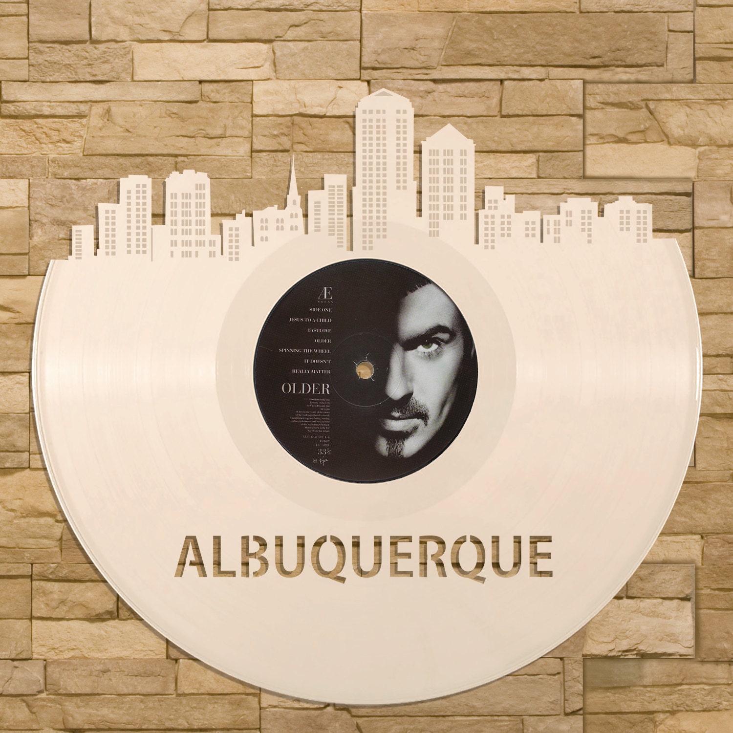 Best Christmas Gifts 2017 Albuquerque Skyline Vinyl Record