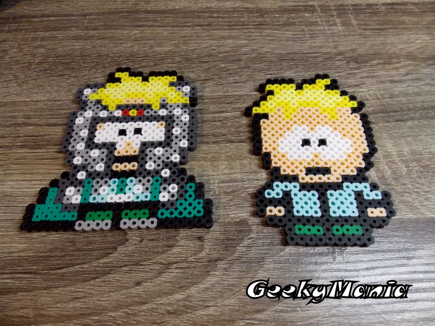 South Park Butters and Captain Chaos Perler Beads