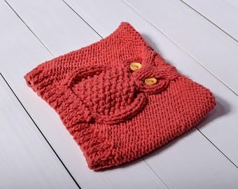 Baby owl hat Owl hat Orange baby hat Baby girl hat Baby boy hat Baby photo prop Baby owl beanie Owl Baby shower Holiday gift Animal hat