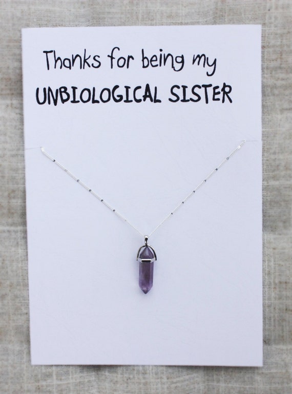 Download SALE Thank You for Being my Unbiological Sister gift card