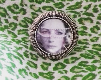 Elizabeth Taylor antique silver ring