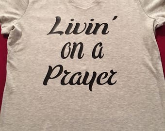 livin on a prayer t shirt