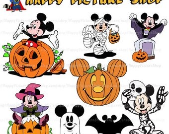 Mickey mouse halloween SVG Cutting File in Svg, Eps, Dxf, and Jpeg Format for Cricut and Silhouette INSTANT DOWNLOAD