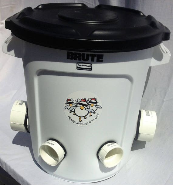 PoopFree 10 Gallon Chicken Feeder for Backyard Flocks