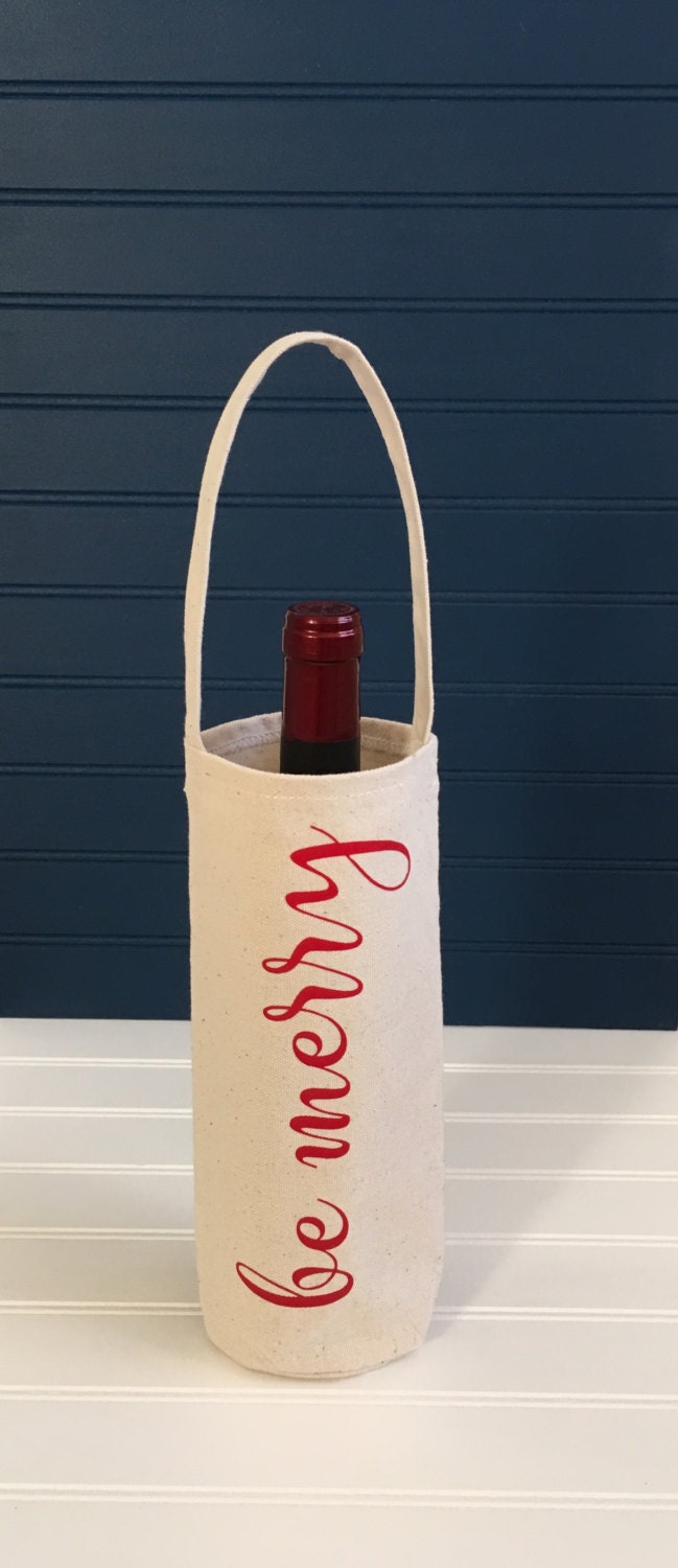 cute wine tote