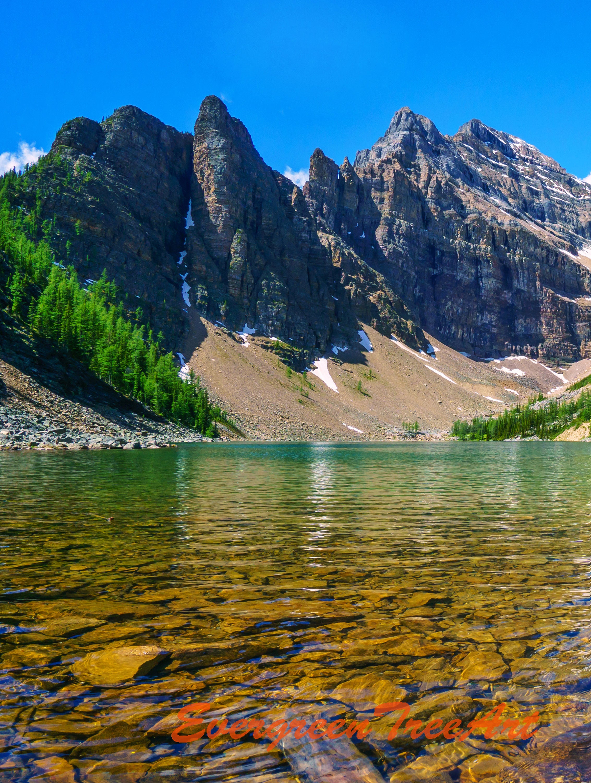 Lake Agnes, Banff National Park, Alberta, Canada, framed print, 16