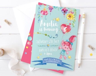 Trolls Invitation, Trolls Printable, Trolls Invite, Trolls Birthday Invitation, Trolls Birthday Party Invite, Trolls Birthday, Trolls Party
