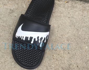Nike- Nike Slides- Nike Sandals- Nike Slippers- Nike Slides Men- Custom Nike Slides Men/Women Sizes- Custom Nike Sandals- Custom Slides