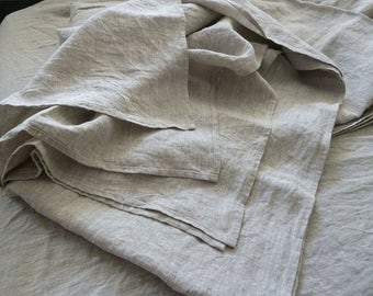 Natural linen flat sheet Linen bed sheet Gray flat linen sheet linen bedding natural flax sheet Eco Sheets natural flat bedding gift