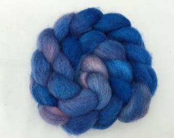 Hand dyed Texel wool tops