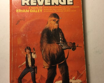 VIntage Star Wars Book -novel by Brian Daley - Ballantine 28840 - Han Solo's Revenge - from th Skywalker 1979