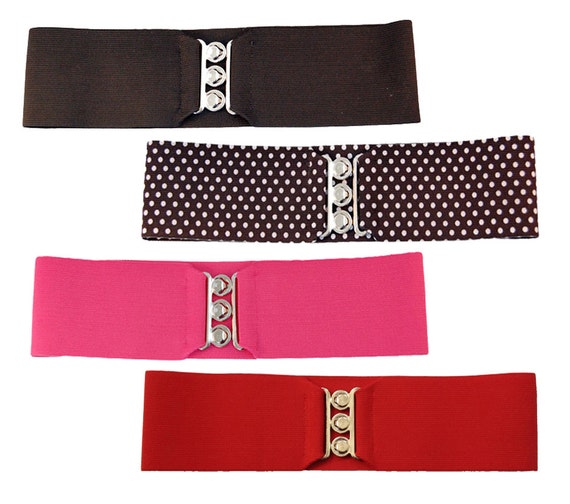 50's Adult 3 Elastic Cinch Belt