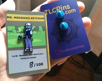 Mr Meeseeks Ketchum Enamel Pin