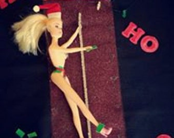 Barbie Stripper HO HO HO Holiday Sweatshirt