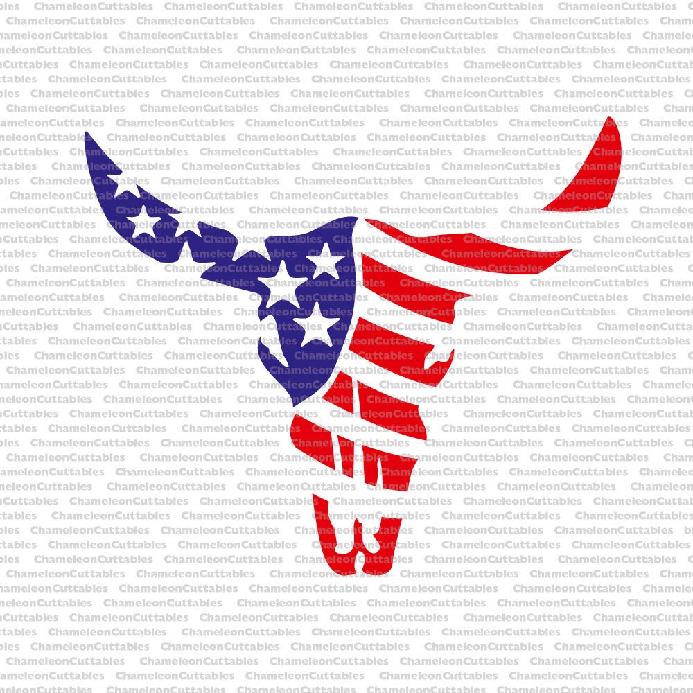 Download USA flag cow skull, svg, bull, 4th of July, America ...