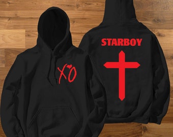 xo - The Weeknd Starboy unisex hoodie - Yeezus Tour Gov Ball Tee - Yeezy - The Real Life of Pablo Pop Up Store Saint Pablo