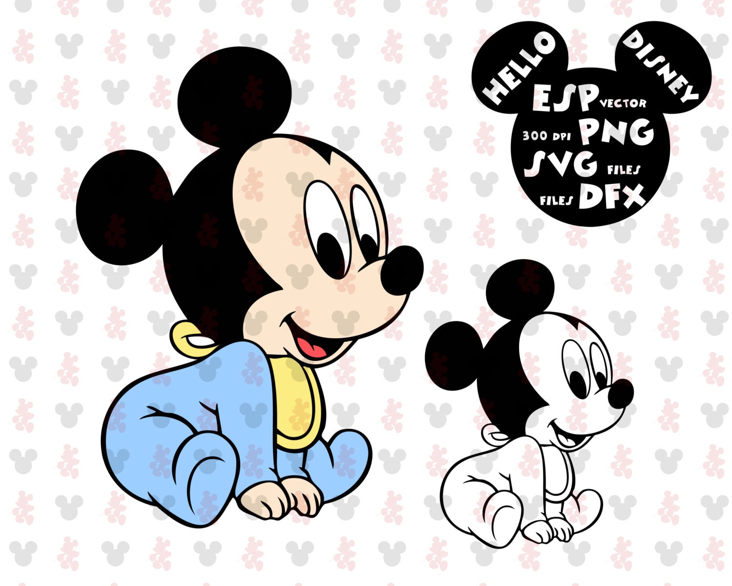Free Free 216 Baby Mickey Svg SVG PNG EPS DXF File