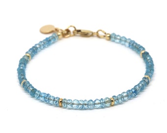 Sky Blue Topaz bracelet, gemstone bracelet