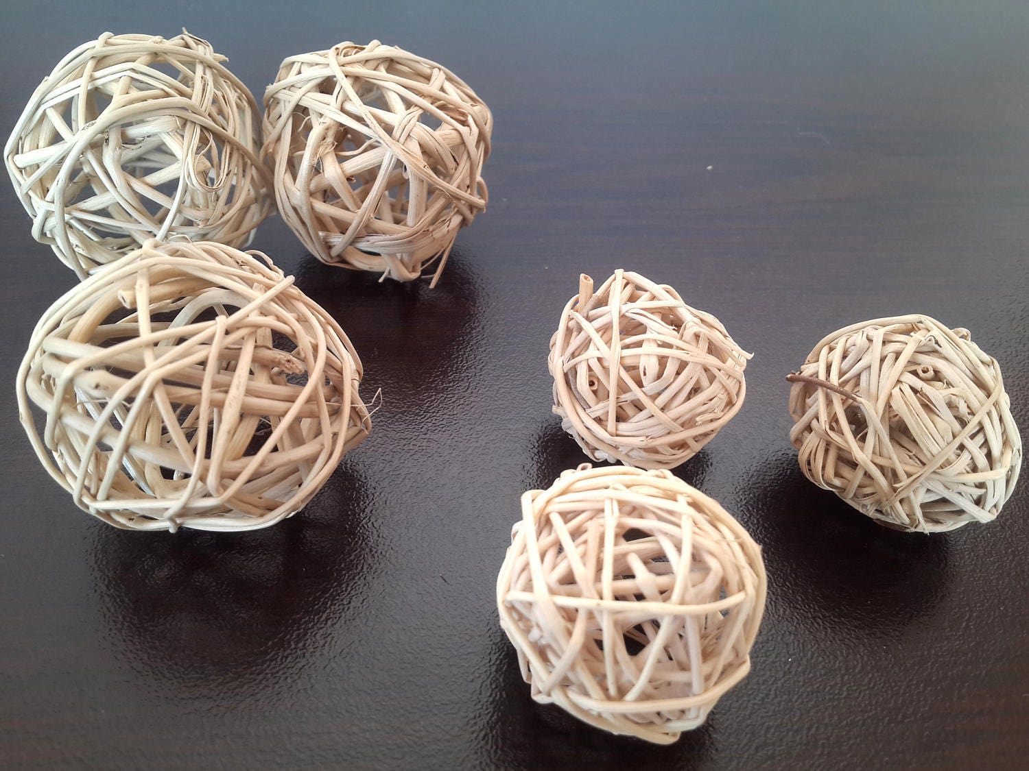 Decorative Wicker Balls, Decorative Balls, Rattan Balls, Twig Balls
