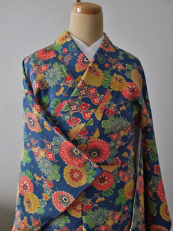 second hand kimono Japanese casual kimono komon