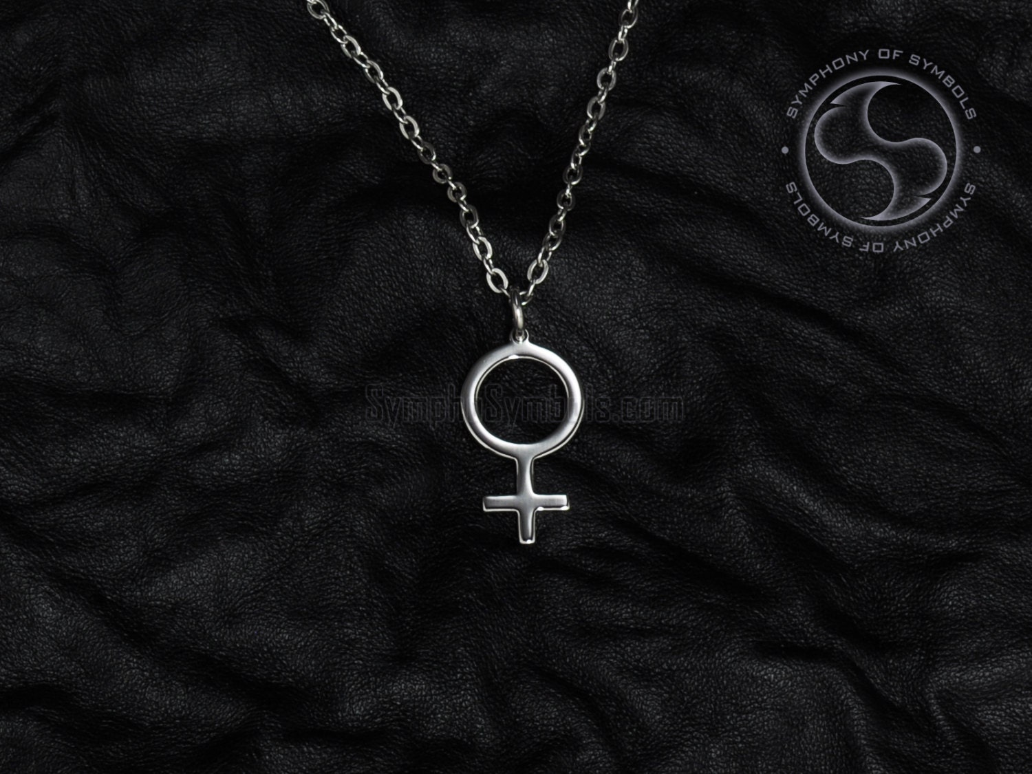 Venus Pendant Astrological Symbol Stainless Steel Jewelry