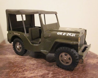 Vintage toy jeep | Etsy