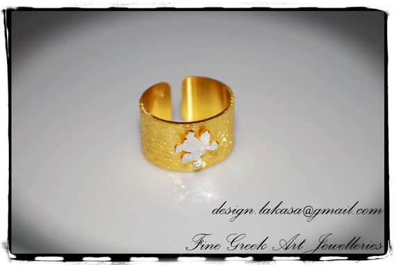 Frog Chevalier Ring Sterling Silver 925 Gold Plated Jewelry