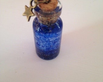 Galaxy vial pendant