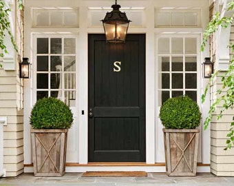 NEW! Polished Solid Brass Door Knocker | ARTISAN QUALITY 3D Letter Doorknocker S