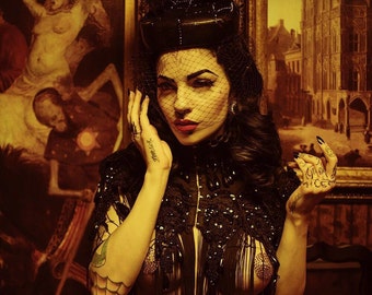 Vamp Pointed Hat - BLACK LIMITED EDITION