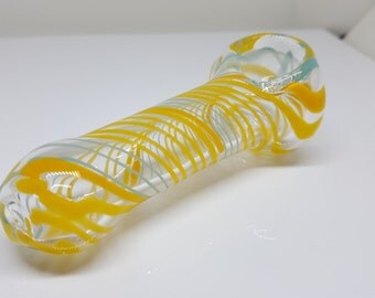 3.5" Striped Glass Pipe