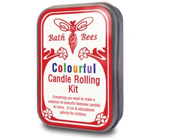 Natural Beeswax Colourful Candle Rolling Kit