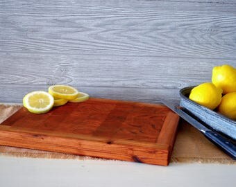 12x16 End Grain Mahogany Butcher Block Cutting Board
