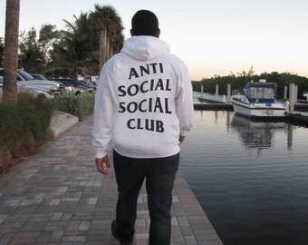 AntiSocial Social Club Hoodie Anti Social Social Club Hooded Kanye Sweatshirts - Unisex Hoodie - Kanye West - Concert Hoodie