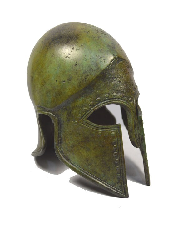 Bronze Helmet ancient Greek small reproduction artifact