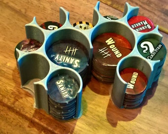 Token Holders for Shadow of Brimstone Board Game