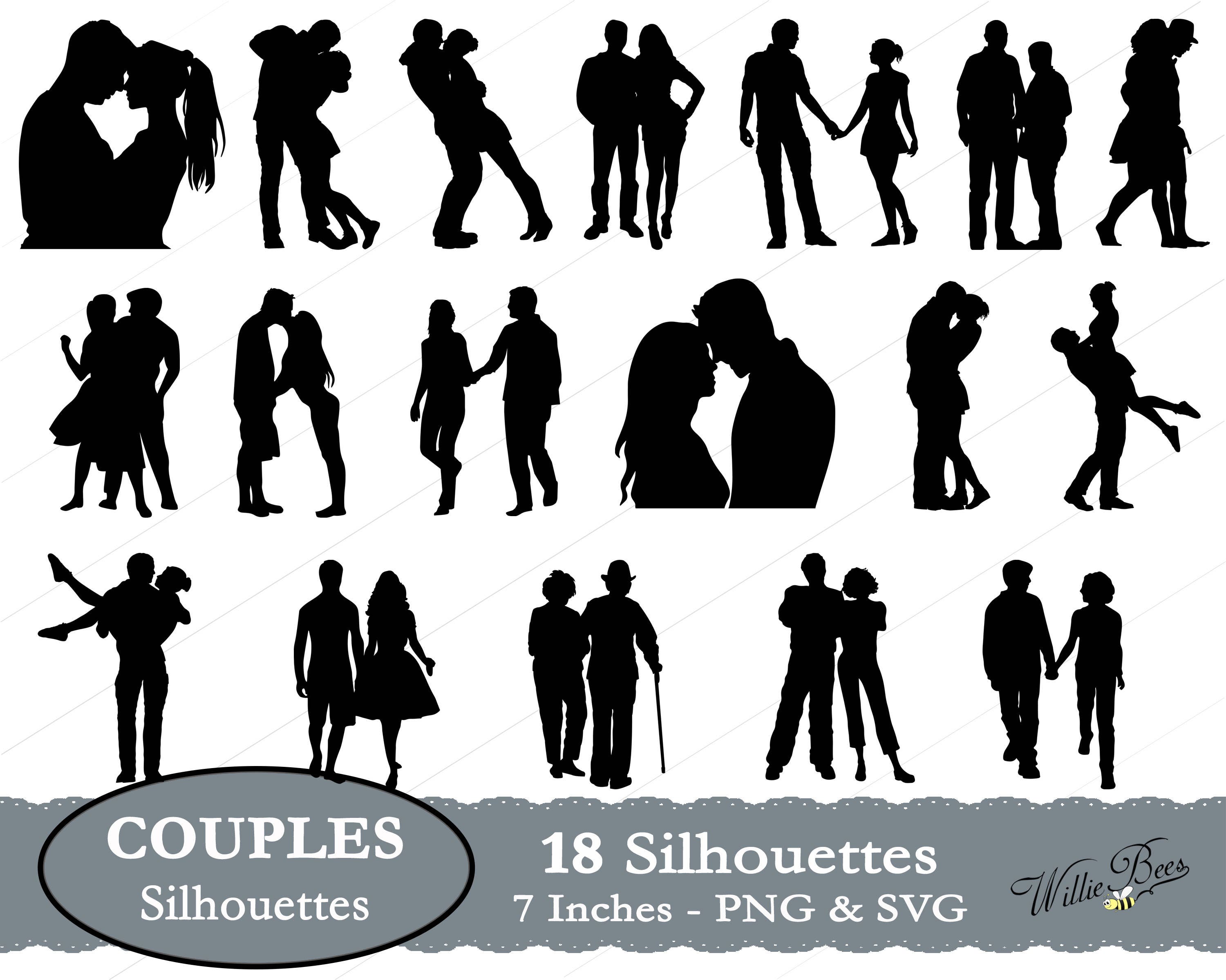 Download Couples SVG, Silhouette Clip Art, People SVG, Men And ...