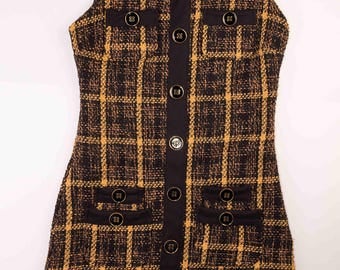 Womans dress,Womans sarafan,Casual sarafan,Buckle sarafan,Lined sarafan,Size 8 UK