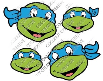 Teenage Mutant Ninja Turtle TMNT Leonardo svg dfx jpg jpeg eps layered cut cutting files cricut silhouette die cut decal vinyl