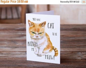 Crazy cat lady card | Etsy