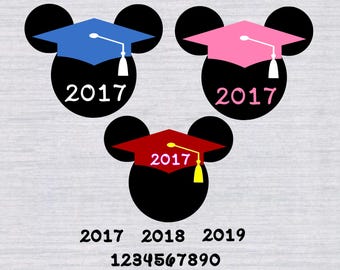 Download Mickey graduation | Etsy