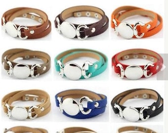 PRE-ORDER!! Blank Wrap Bracelets, Monogram Bracelet Blanks, Monogram Blanks, Vinyl Blanks Skinny Wrap Bracelets