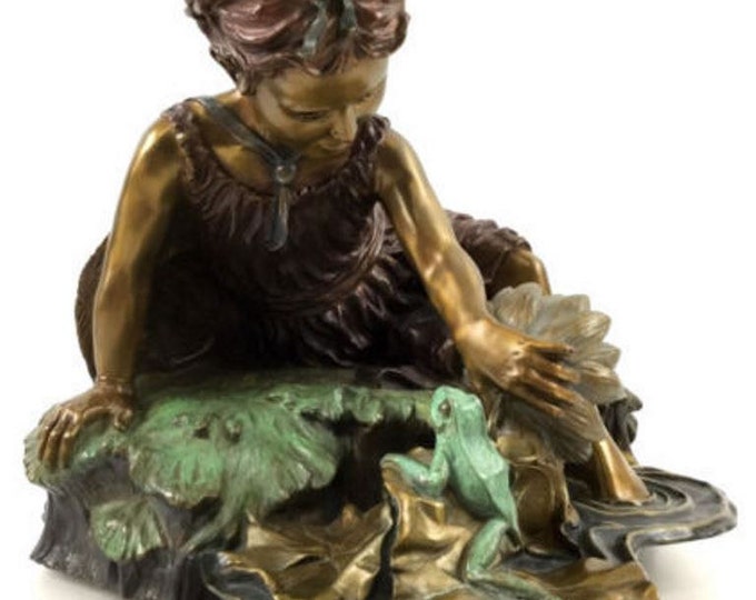 Bronze Sculpture Peek a Boo by E.C. Wynne signed and numbered 28/28